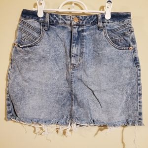Wild Fable distressed Jean skirt